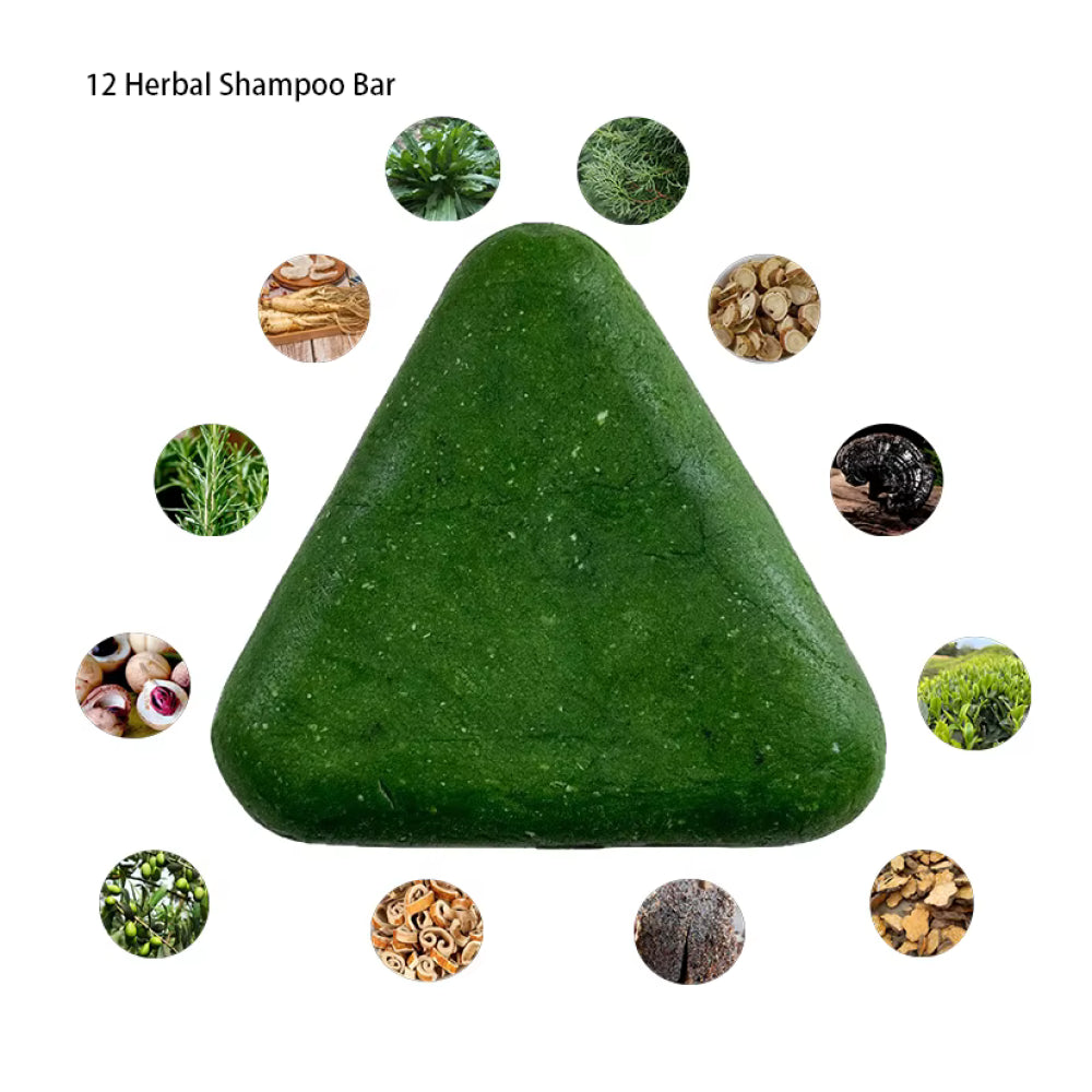 Nature Seven™ Green Shampoo Bar – Plant-Based & Nourishing
