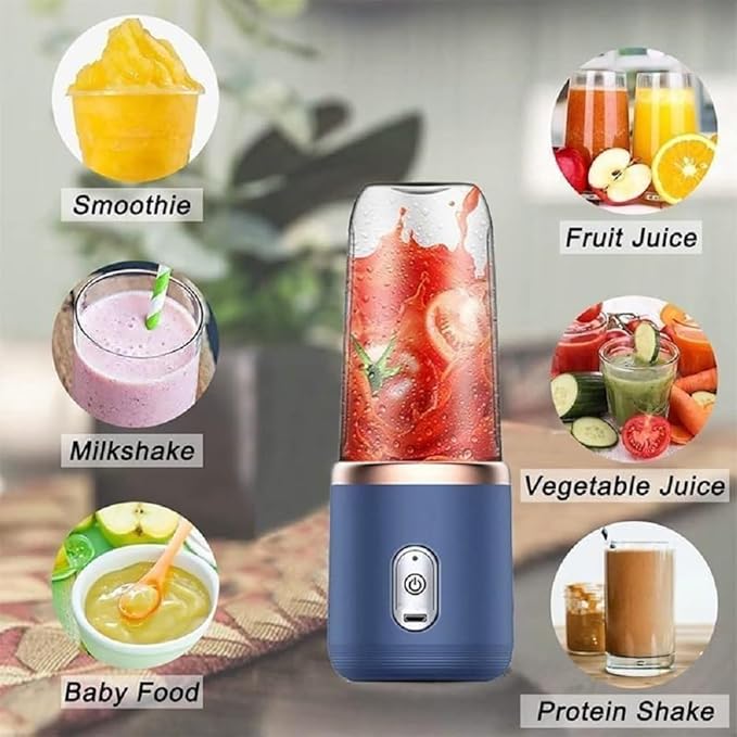 Multifunction Portable Juicer With Cup, Juicer Extractor Portable Blender, Rechargeable Portable Mini Juicer With Cup