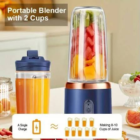 Multifunction Portable Juicer With Cup, Juicer Extractor Portable Blender, Rechargeable Portable Mini Juicer With Cup