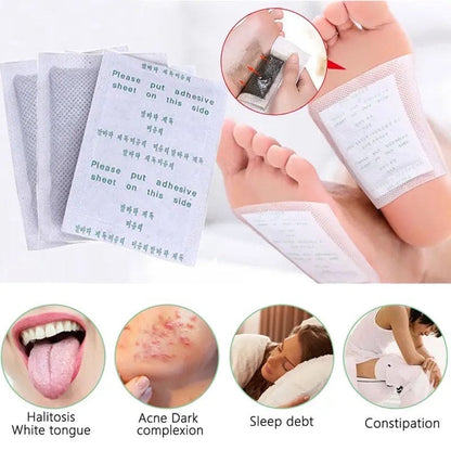 Bee Venom Lymphatic Drainage & Slimming Foot Patches (Set of 10 Patches)